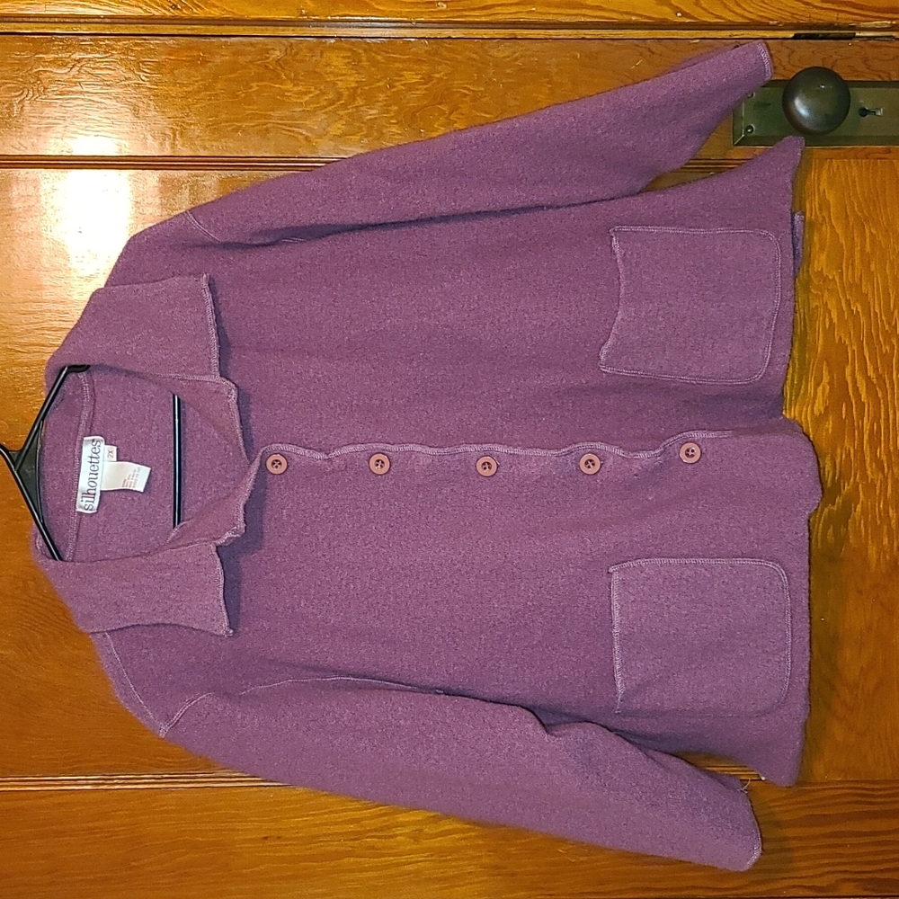 Womens Silhouettes Wool Jacket